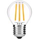 4W LED liten globlampa - Filament, G45, klart glas, E27