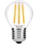 4W LED liten globlampa - Filament, G45, klart glas, E27