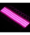 Vattentät pink LED modul - 1,1W per styck, IP66, 12V, Perfekt för skyltar och speciallösningar