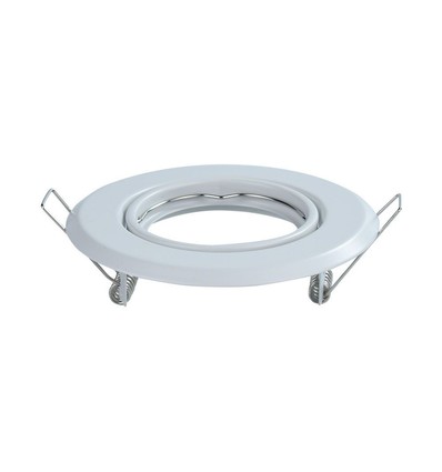 2 st. MR16 eller GU10 Downlight-kit, Vit, Hål: Ø7 cm, Mått: Ø9,3 cm