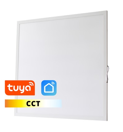 LEDlife 60x60 Wifi CCT Smart Home LED panel - 36W, Tuya/Smart Life, vit kant