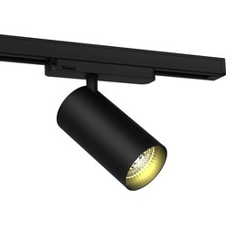 Takspotlights LEDlife 20W svart skenaspotlight, Philips LED - 100 lm/W, RA 90, 3-fas