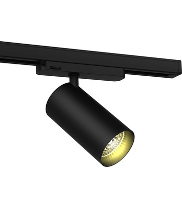 LEDlife 20W svart skenaspotlight, Philips LED - 100 lm/W, RA 90, 3-fas