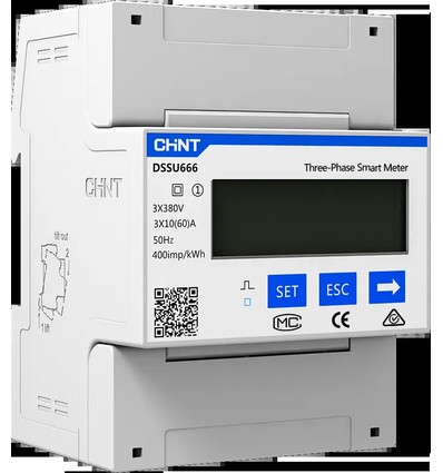 Solcell smart mätare 3 fas - Chint DTSU666