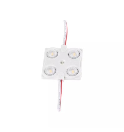 1,44W Vattentät blå LED-modul - 12V DC, IP68, perfekt för skyltar och speciallösningar