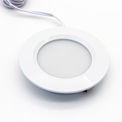 Downlights LEDlife Reco68 köksbelysning RA92 - Hål: Ø5,6 cm, Mål: Ø6,8 cm, Matt vit, 2,5W, 12V DC, RA92