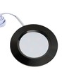 2,7W Ø6,8cm Reco68 möbelspotlight infällnad RA92 - 12V DC, Hål: Ø5,5 cm, Mått: Ø6,8 cm, Svart