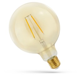 E27 Globe LED lampor 5,5W Smart Home LED globepære - Fungerar med Google Home, Alexa och smartphoness, Filament, 12,5 cm, E27