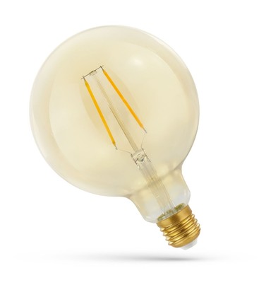 5,5W Smart Home LED globlampa - Tuya/Smart Life, fungerar med Google Home, Alexa och smartphoness, Filament, 12,5 cm, E27