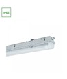 Limea H LED-armatur G13 - utan ljuskälla, vattentät, 1x60, 250V, IP65, 710x75x90 mm, grå