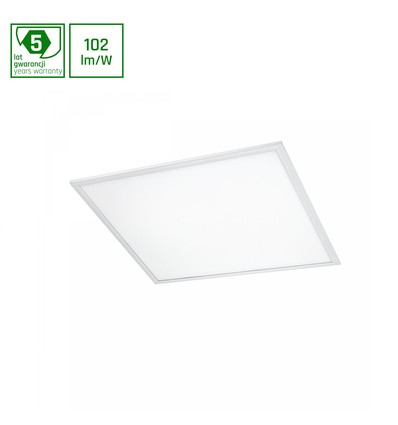 Algine LED 230V 45W - 100lm/W, IP20, 600x600mm, kallvit, takpanel