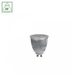 El-produkter LED GU10 4x2W - 230V, Kall vit, 38°, Spectrum