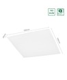 ALGINE Panel 30W - Bakbelyst, Neutral Vit, 230V, 120°, IP20, 600x600x28, Vit