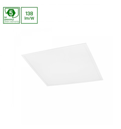 ALGINE PANEL 40W 230V Neutral Vit, 120°, IP20, 595x595x26, Vit