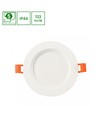 Dure Max Downlight 12W - Neutral vit, 230V, 110°, IP44, IK06, Ø140x30, Vit, Rund