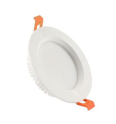 12W Ø14cm DURE 3 MAX downlight panel - 133lm/W, IP44 våtrum, vit, Hål: Ø11cm, 5 års garanti