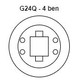 LEDlife G24Q-SMART9 9W LED lampa - HF Ballast kompatibel, DALI dimbar, 180°, Erstat 26W