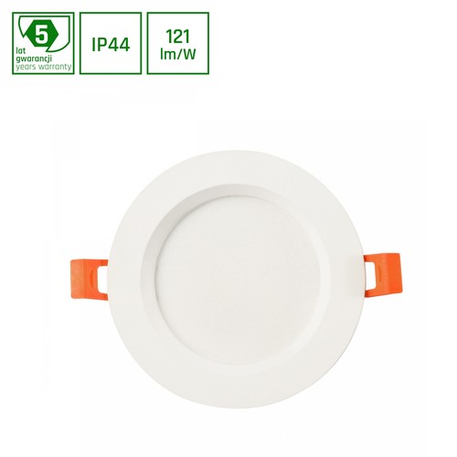 Dure 3 Max Downlight 28W - Varm Vit, 230V, 110°, IP44, IK06, Ø230x30, Vit, Rund