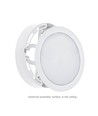 ALGINE 2-i-1 Downlight 12W 1160lm - Varm Vit, 230V, IP20, Rund