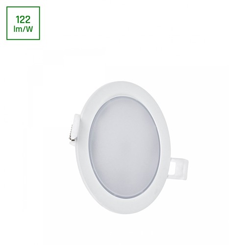 Algine 2i1 Yt-Underlagd Downlight 6W - 560lm, Neutral Vit, 230V, IP20, Rund