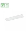 120x30 bakbelyst LED-panel, 30W - 5 års garanti, vit ram