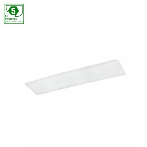 30x120 LED panel, 40W - 135lm/W, UGR19, 3000K, 5 års garanti, vit kant, inkl. driver