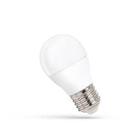 El-produkter G45 LED-lampa 8W E27 - 230V, kallvit, Spectrum
