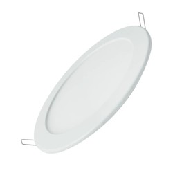 Outlet Outlet: 16W LED indbygningspanel - Hul: Ø16 cm, Mål: Ø17 cm, 230V