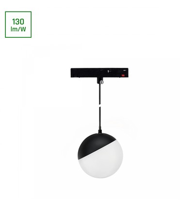 10W SHIFT Basic Klot Lampskärm Upphängd - 3000K, Svart, 9cm