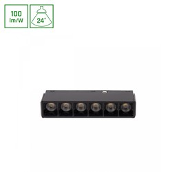 Spectrum LED Shift Basic Grid XS Linear Armatur 6W - 110mm, 3000K, Svart
