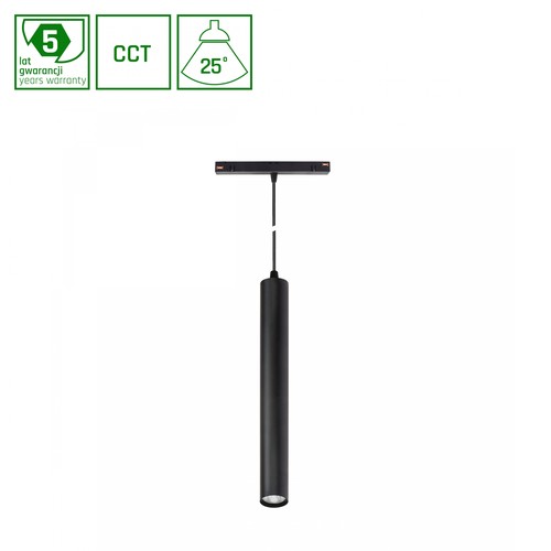 System Shift Smart Hangit Upphängd Skena Ljus 12W Svart CCT/Dimbar