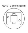 G24D till E27 adapter