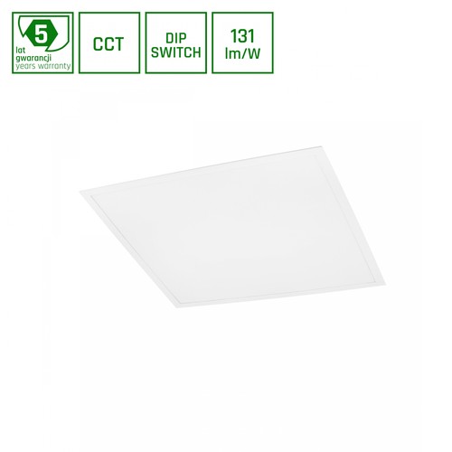 Algine Panel 30W CCT 230V 120° IP20 600x600x35mm Vit