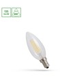 C35 LED Ljuslåga 5,5W E14 - 230V, Koltråd, Neutralvit, Klar, Spectrum