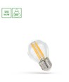 Glödlampa P45 LED E27 5,5W 230V - Koltråd, Varmvit, Klar, Spectrum