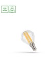 E14 5,5W LED klotlampa - 120lm/W, 660lm, filament, 300° beam, varmvit