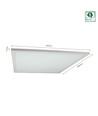 60x60 ALGINE DUO 2-in-1 LED panel, 30W - 133lm/W, neutralvit, 5 års garanti