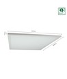 Algine Duo 2 i 1 Panel 30W - Neutral vit, 230V, 120°, IP20, IK06, 600x600x17mm, vit, drivar integrerad