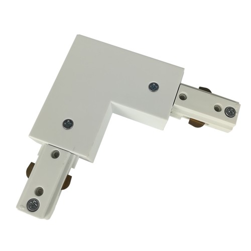 LEDlife L-koppling för skenspotlights - Vit, 1-fas, 1F3W