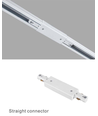 LEDlife samlare för skenspotlights - Svart, 1-fas, 1F3W