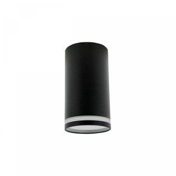 Spectrum LED Chloe Ring GU10 LED Armatur utan ljuskälla - för montering på yta, 230V, IP20, Ø55*107mm, svart