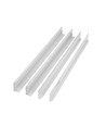 60x60 påbyggnadsram för LED panel - Vit, höjd 4,5-5cm, för Algine armaturer