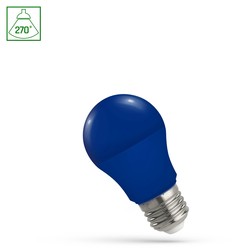El-produkter A50 LED blå E27 230V 4,9W - Spectrum