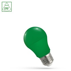 El-produkter LED A50 4,9W E27 230V, grönt ljus, Spectrum