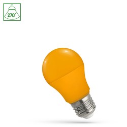 Leverantör A50 LED E27 4.9W - 230V, Orange, Spectrum