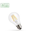 E27 8,5W LED-lampa - A60, filament, klart glas