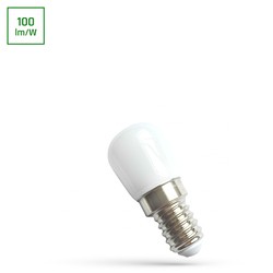 E14 LED 1,5W minilampa - T26, kallvit, 230V, E14, Spectrum