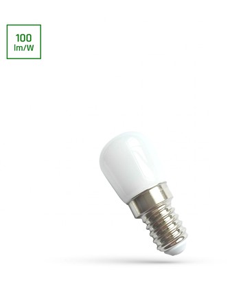 1,5W minilampa - T26, kallvit, 230V, E14, Spectrum
