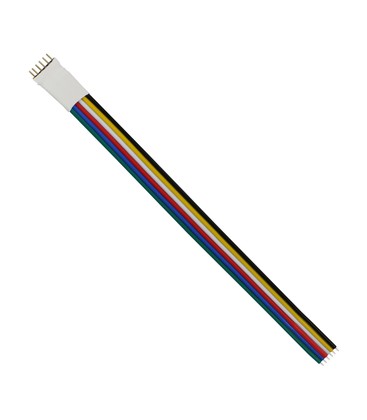 S-D kabel - 6-polig, LED remsanslutning, 12mm