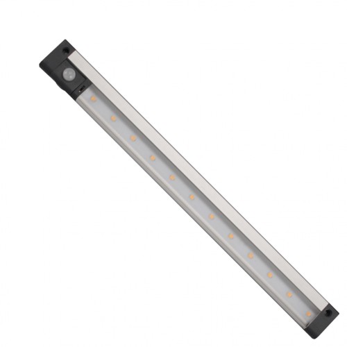 30cm / 3,3W LED underskåpsbelysning med PIR-sensor, 12V - 300mm, rörelsesensor